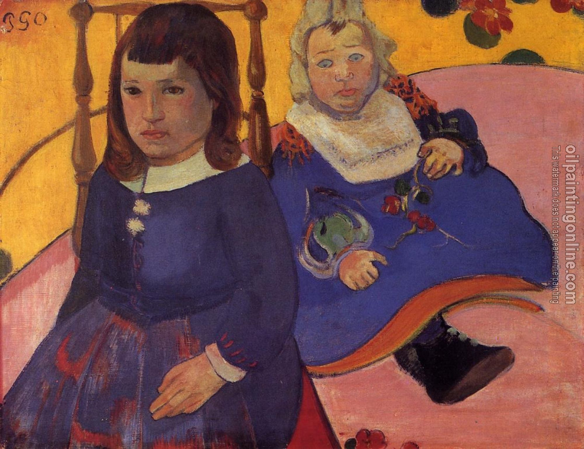 Gauguin, Paul - Paul and Jean Schuffenecker